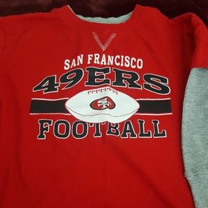 49ers boys long sleeve shirt